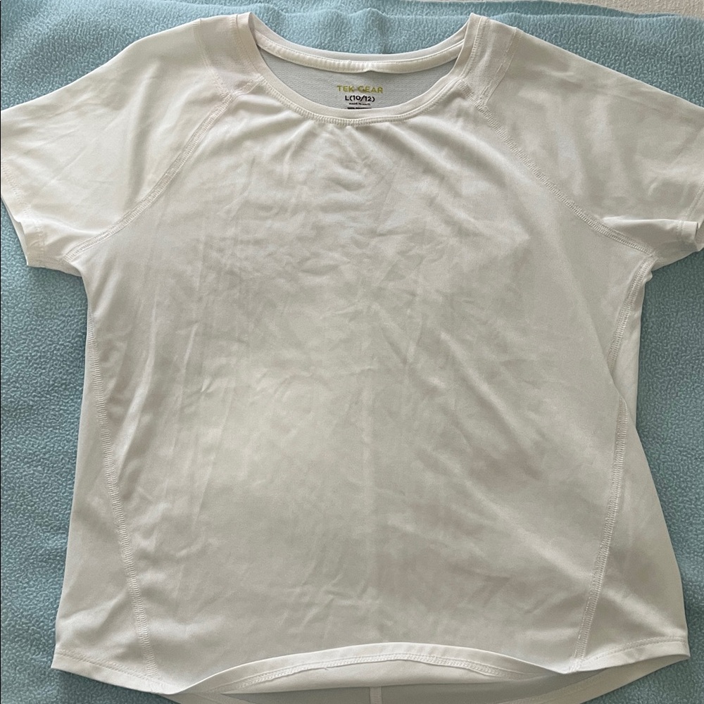 Tek Gear White Short Sleeve Women's Tee
